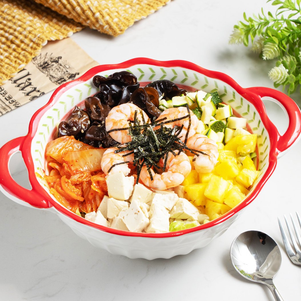 藍鑽蝦仁poke